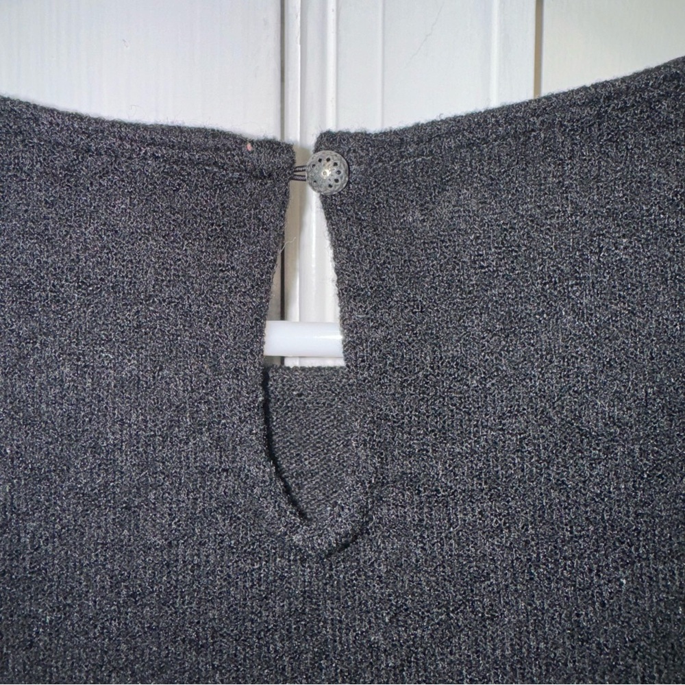 Anthropologie Deletta black boucle sequin peplum half sleeve sweater top S - Picture 10 of 14